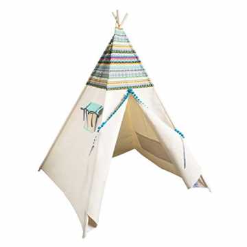 Greenheime Tipi ist ein perfekter Spielort für Ihr Kind, wo ein komfo.. ndianer Spielzelt Tipi Zelt für Kinder Spielzelt im Alter von 0-7 Jahren, 150... nachhaltig
