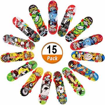  Stück Finger Skateboard Set Finger Skateboards Mini Griffbrett Bunt Skatepark Spielzeug Professionelle Fin... nachhaltig