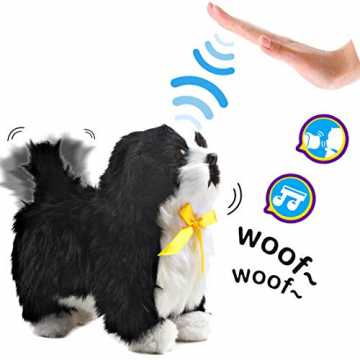 deAO Interactive Electronic Haustier Dog Toy mit Bellen, Gehen, Schwanzwedeln Berührung...