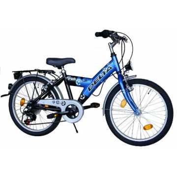 Greenheim kg  -BELEUCHTUNG: STVO, dynamobetriebenes Vorderlicht und R.. erfahrrad 20 Zoll Fahrrad Shimano 6 Gang Kettenschaltung StVZO tauglich Blau/Schwarz nachhaltig