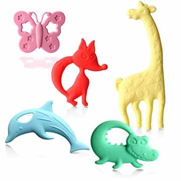 GreenheimBaby Material: 100% silikon in lebensmittelqualität, BPA-fre.. ahnungshilfe für Baby, Beissring für Kleinkind zum Kühlend Zahnen Spielzeug aus Hochwertigem Silikon BPA-Fr... nachhaltig