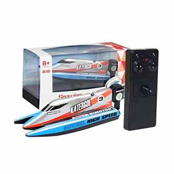 Greenheimkte Größe für das Schwimmbad. Hochwertiges Hochleistungsmate..  RC Speedboat, 4 Kanal 2,4 GHz Mini Fernbedienung Racing Boote Modell für Kin... nachhaltig