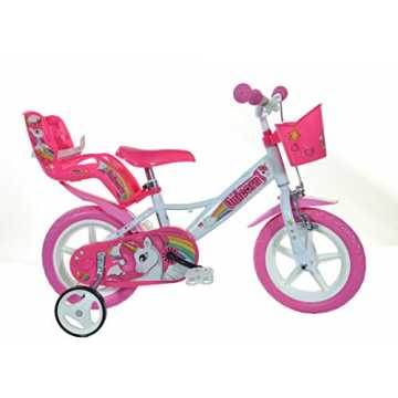 Greenheimare Sattel- und LenkerhöheEinhorn-Aufkleber..  Unicorn Einhorn-Fahrrad, 124RL-UN, Weiß / Rosa nachhaltig