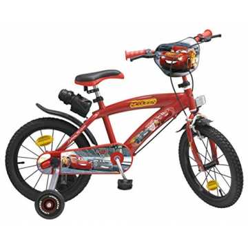 Greenheimnderschönes Kinderfahrrad für Jungen Von 5-7 Jahren 100 cm-1.. nderfahrrad Disney Cars McQueen Kinder Fahrrad Rad Jungenfahrrad nachhaltig