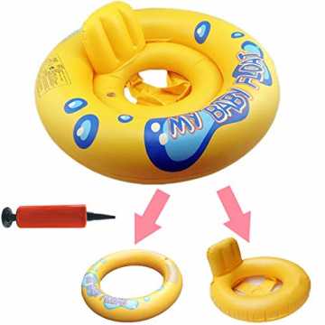 DOLYUU Baby Schwimmring,Baby Schwimmhilfe Baby Schwimmen Ring, Kleinkind Kinder Schwimm...