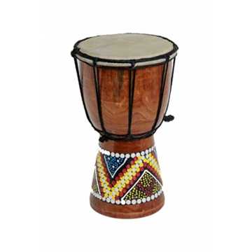 r Djembe Drum Trommel Bongo handbemalt nachhaltig