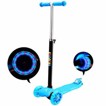 Greenheim! Suchen Sie ein super cool Geschenk für Ihre Kinder? Haben .. nderscooter Dreirad mit verstellbarem Lenker Kinderroller Roller Scooter,LED 3Räder, Kinder Roller, ab Klei... nachhaltig