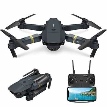 Greenheime Arme ist diese Drohne sehr leicht, einfach überall zu trag.. ohne mit Kamera E58 Live Übertragung,120°Weitwinkel 720P HD Kamera, WiFi FPV ... nachhaltig
