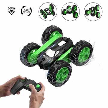02 RC Car 4WD Ferngesteuertes Auto Offroad,doppelseitige RC-Auto, 360-Grad-Sp... nachhaltig