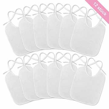 Greenheimervice für Ihr Baby! Wir bieten die Materialien von höchster.. by Weiße Lätzchen zum Bemalen Ideal zum Selbst Gestalten und Bemalen 12 Stück... nachhaltig