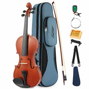 Greenheimänge: 23 ZollHandorientierung: rechte HandOberfläche: AAA af.. -1 Akustische Violine Set 4/4 Geige Volle Größe für Anfänger mit Hard Case, Schulterstütze, Bogen, Kolophon... nachhaltig