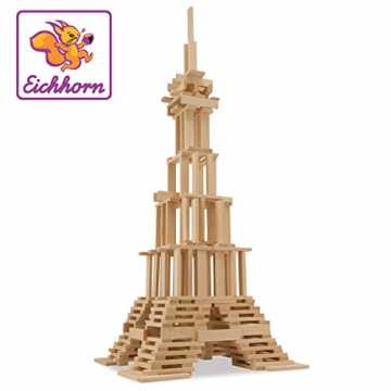 olzbaukasten 200 teilig, Holzsteine zum Bauen, inkl. Vorlagen, aus FSC 100% z... nachhaltig