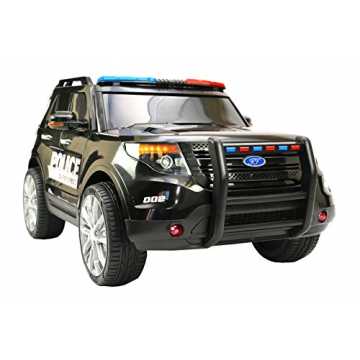 Greenheimd kann selbst mit Lenkrad bzw. Gaspedal und die Erwachsenen .. nderfahrzeug - Elektro Auto US Police SUV - 12V7AH Akku,2 Motoren- 2,4Ghz Fernsteuerung, MP3, Sirene und Me... nachhaltig