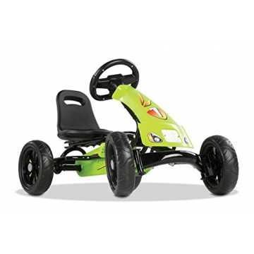 Greenheimt auch unsere jungen Rennfahrer nicht. Mit dem EXIT Foxy Ped.. t Foxy für Kinder von 2-5 Jahren, Tretauto nachhaltig