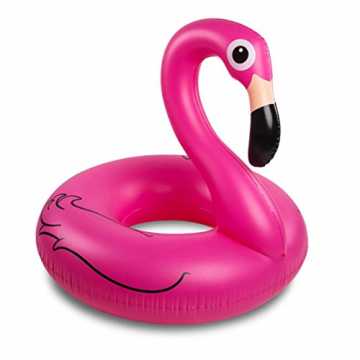 Greenheimcm x 100cm wenn sie aufgeblasen. Ein versenkbares Ventil erm..  Flamingo Schwimmring Aufblasbarer, Schwimmring Luftmatratzen 120cm, Rosa nachhaltig