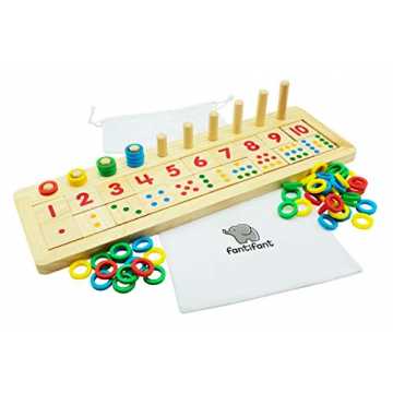 Greenheimn die Möglichkeit, Ihr Kind auf spielerische Weise an den Um.. en lernen" Das große Zahlenlernspiel aus Holz für einen spielerischen Umgang mit Z... nachhaltig