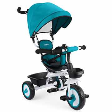 Greenheimeses Kinderdreirad ist die beste Wahl als Outdoor-Begleiter .. y Dreirad 4 in 1 Kinderdreirad Tricycle für Kinder ab 12 Monate bis 5 Jahren mit Abnehmbarer Sonnendach&Sch... nachhaltig