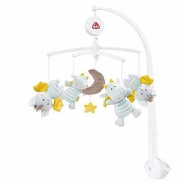 Fehn 065084 Musik-Mobile Little Castle - Spieluhr-Mobile mit zauberhaften Schlosswesen - Für Babys von 0-5 Monaten - ...