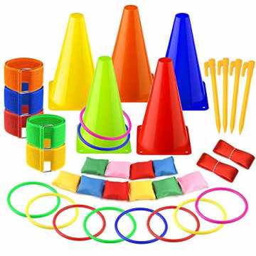 GreenheimBandmaterial: gute Zähigkeit, hohe Festigkeit, Hitzebeständi.. n 1 Ostern Outdoor-Spiele Combo Set Karneval Cornhole Sitzsäcke Ring Toss Gam... nachhaltig
