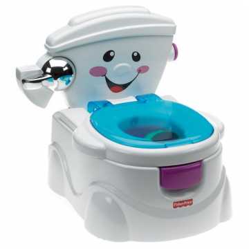 Fisher-Price P4326 Meine erste Toilette Töpfchen und Toilettensitz mit Musik und Sounde...