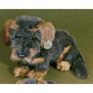 Förster Stofftiere 1518 Rauhaardackel sitzend 32cm