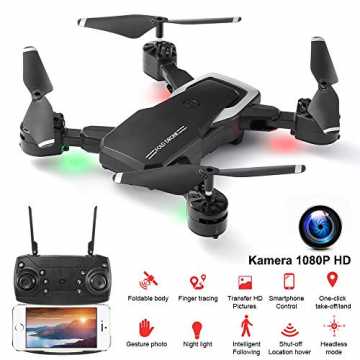me Drohne mit Kamera, Mini Faltbare Drohne mit Kamera 1080P HD WiFi 120°FPV L... nachhaltig