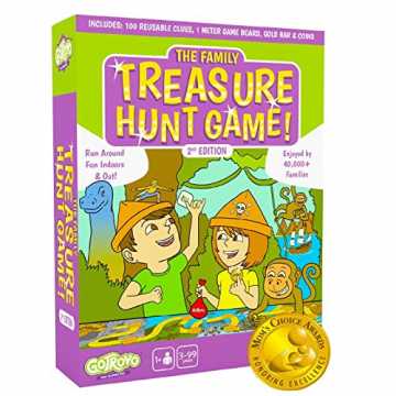Gotrovo Schatzsuche Spiel Spaß Schnitzeljagd für Kinder - Perfekt für Innen- und Außenb...