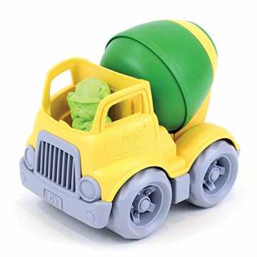 Greenheimn TeilenIdeal für drinnen und draußenaus 100% recyceltem Kun..  CMXG-1263 Fahrzeug Baustelle, Betonmischer, gelb/grün nachhaltig