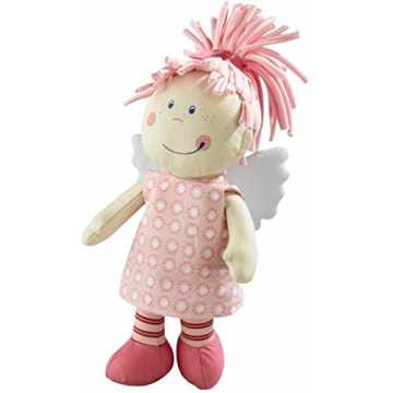 Haba 3951 - Schutzengel Tine, weiche Stoffpuppe für Kinder von 0-5 Jahren zum Spielen und Kuscheln, Prima Geschenk zu...