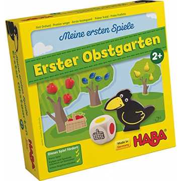 Haba 4655 - Meine ersten Spiele Erster Obstgarten, unterhaltsames Brettspiel rund um Fa...