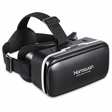  Version] HAMSWAN 3D VR Brillen, HD Virtual Reality für Smartphone iPhone, Sa... nachhaltig