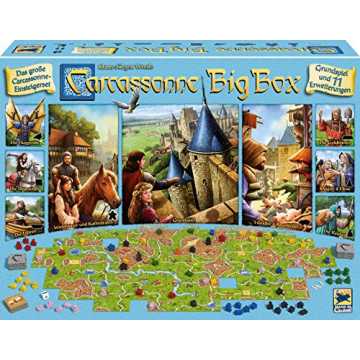 GreenheimgersetGrundspiel und 11 ErweiterungenAb 7 Jahre2 bis 6 Spiel.. ück Schmidt Spiele 48279 Carcassonne, Big Box 2017 nachhaltig