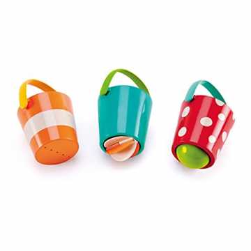GreenheimM+mit Wasserablauf..  Buntes Eimer-Set nachhaltig
