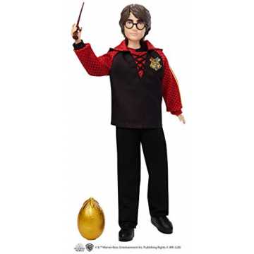 Greenheimr Puppen können Fans und Sammler ihre Lieblingsmomente aus d.. er GKT97 - Trimagisches Turnier Harry Potter Sammlerpuppe, ca. 26 cm, mit Zauberstab und goldenem Ei nachhaltig