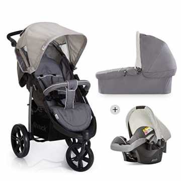 Greenheimywanne (ab Geburt bis 9 kg), Babyschale ohne Isofix (ab Gebu.. r SLX Trio Set Dreirad Kinderwagen Set bis 25kg ab Geburt mit Babyliegeschale + Babywanne mit Matratze, Lie... nachhaltig