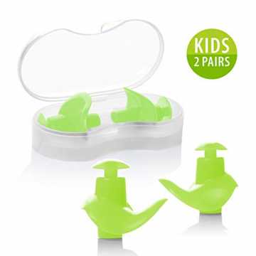 Greenheimursachen, das Trommelfell beschädigen und viele Beschwerden ..  Ohrstöpsel Schwimmen Kinder, 2 Paar wasserdichte Wiederverwendbare Silikon O... nachhaltig