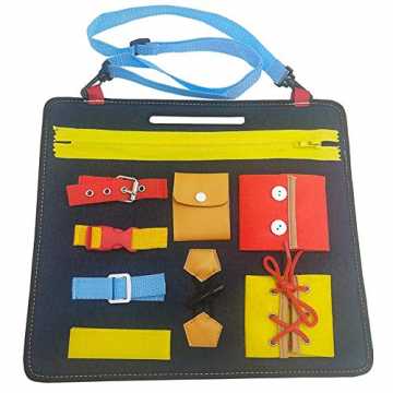 Greenheimagen Sie Kleidung Lernbuch Filzbrett Kinderspielzeug mit Rei.. y Montessori Spielzeug für frühe Lernen Tragen Sie Kleidung Lernbuch Filzbret... nachhaltig