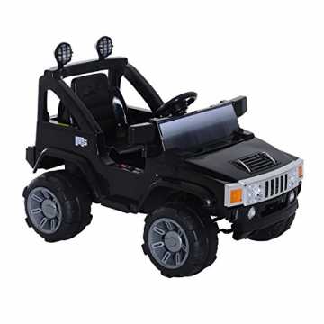 ktroauto Kinderauto Kinderfahrzeug Kinder Elektro Auto Fahrzeug Spielzeug (SUV-Jeep/Schwarz) nachhaltig
