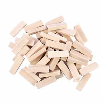 50 Stück DIY Bauklötze Bausteine Holzpuzzle Holz Blöcke Kinder Basteln Spielzeug 50 Stück DIY Bauklötze Bausteine Holzpuzzle Holz Blöcke Kinder Basteln Spielzeug