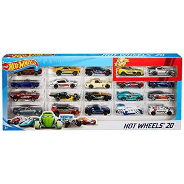 Hot Wheels H7045 - 1:64 Die-Cast Fahrzeuge, mittelgroßes Auto Geschenkset, je 20 Spielz... Hot Wheels H7045 - 1:64 Die-Cast Fahrzeuge, mittelgroßes Auto Geschenkset, je 20 Spielz...