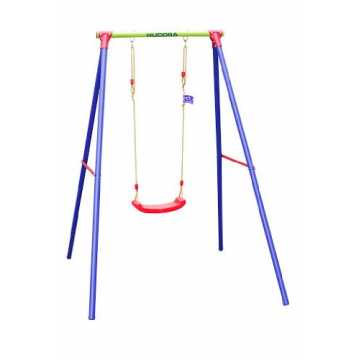 HUDORA Schaukel-Gestell HD 200, metall mit Kinder-Schaukel - Bretschaukel aus Kunststof...