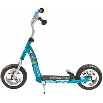 Greenheimemse Der Scooter SAFFARI 100 ist ein hochwertiger moderner K.. ffari 100 blau Kinderroller Rücktrittbremse nachhaltig