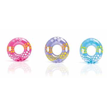 immreifen Tube transparente Oberfläche mit Sternen Ø91cm blau nachhaltig