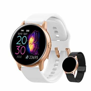 Greenheimmartwatch wurde in Europa speziell für Sie entwickelt, die F..  Damen Fitness Armband Uhr | GRATIS Metallband | Sport Bluetooth Kalorien Tra... nachhaltig