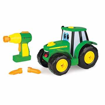 John Deere Bau-Dir-Deinen-Johnny-Traktor, Kinder Traktor zum Selbstbauen, Hochwertiger ...