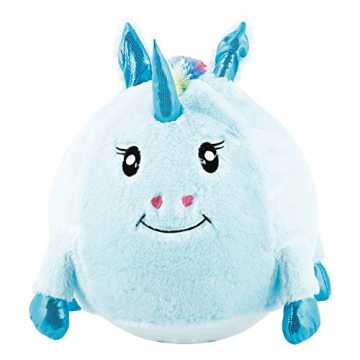 John 59577 Ball Einhorn Sprungball Hüpfball Hopper, Hellblau, 45cm
