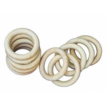 ringe aus Buche Ø56 mm, 10 Stk | MADE IN AUSTRIA nachhaltig