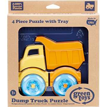 GreenheimhmbarPackaging 100% recycelbar ist auf Basis von Soja-Tinte/..  Green Toys Puzzle 3D LKW Pritsche nachhaltig