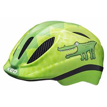 Trend Helmet Kinder Green Croco Kopfumfang S/M | 49-55cm 2020 Fahrradhelm nachhaltig