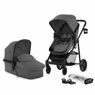 Greenheimunktionelle Lösungen: die Gondel verwandelt sich in einen Ki.. t Kinderwagen 2 in 1 JULI, Kinderwagenset, Kombikinderwagen, Buggy, Sportwagen, Tragewanne, Zubehör, Einfac... nachhaltig